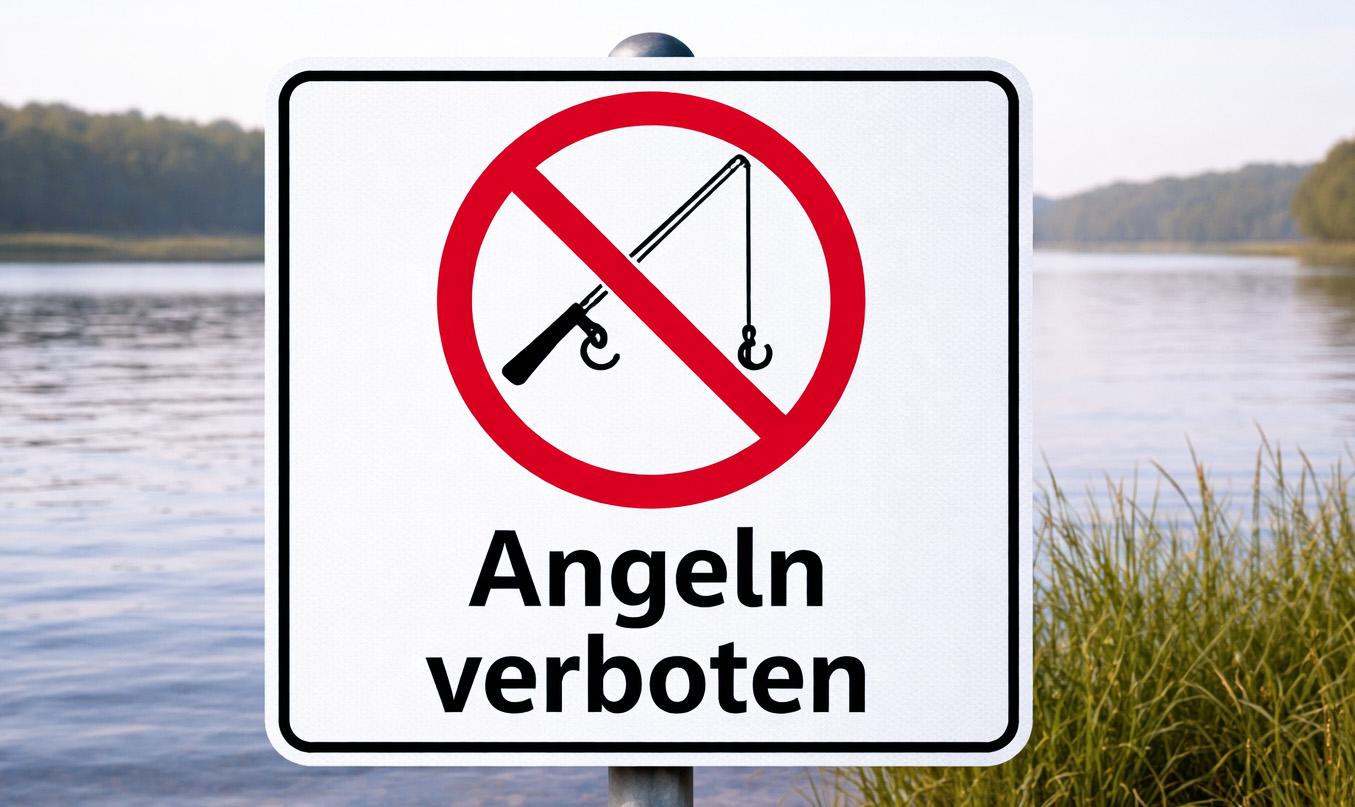 Angelverbot am Großen und Kleinen Kossenblatter See